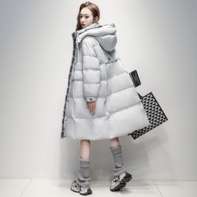 冬季新款女中长款保暖羽绒服