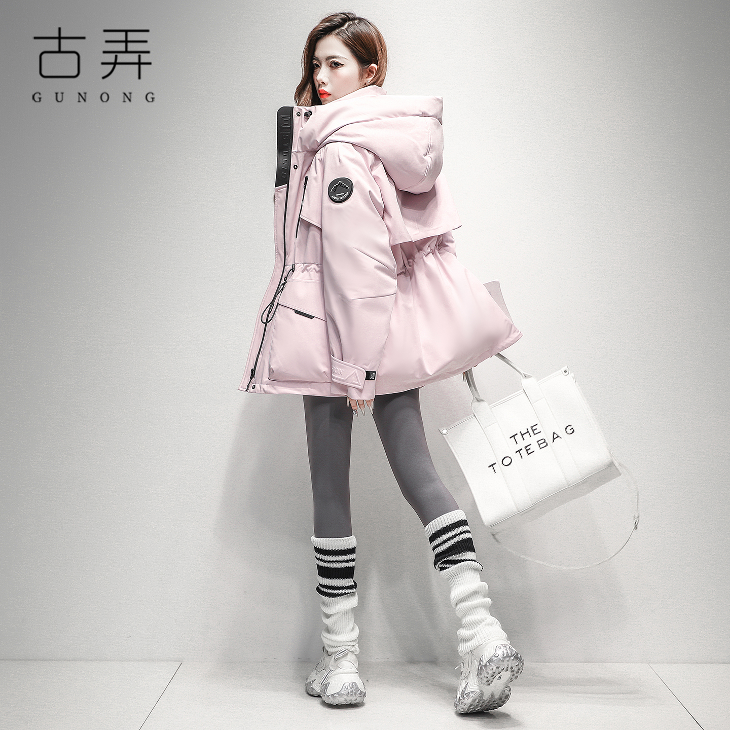 潮牌冬季户外运动羽绒服