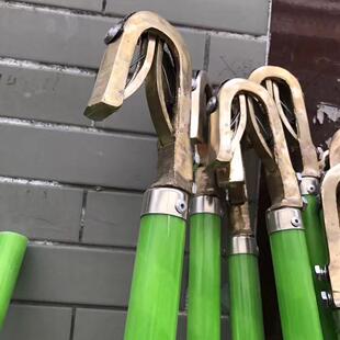 压铸型铜头双舌接地线夹 接地线10kv铜双舌接地棒 1米接地棒百鼎