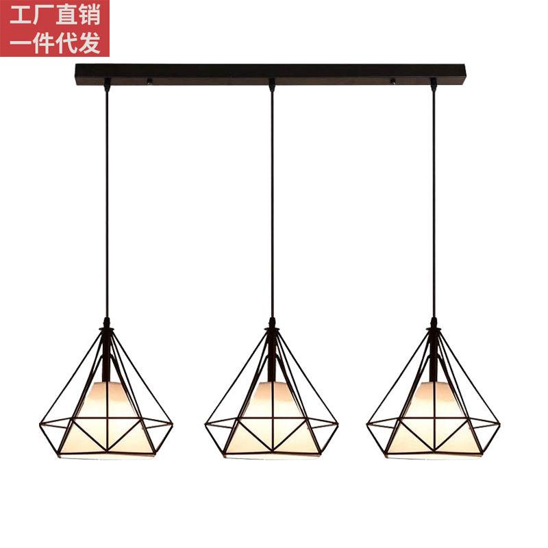 led餐厅小吊灯三头吧台2025新款客厅主卧室吸顶灯具大全现代简约