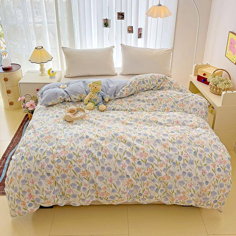 新款亲肤柔软纯棉全棉印花四季通用单品--被套