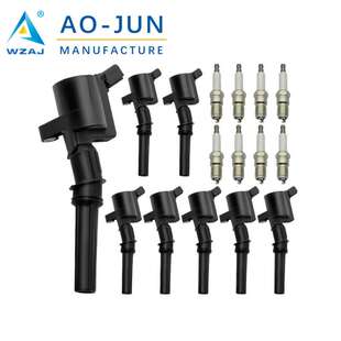 4.6L 点火线圈组Dg508 1L2u12019AA火花塞适用福特F 150 5.4L