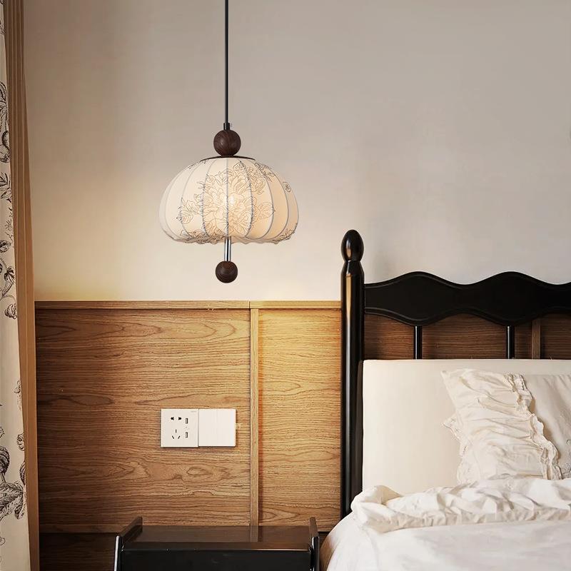 中古宋代美学卧室床头吊灯2025新款复古饭店民宿吧台灯具