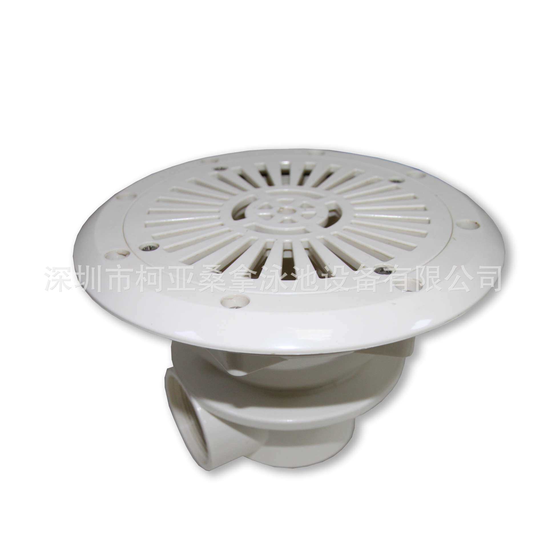 适用胶膜泳池主排水器2850V水池地漏泳池排水器ABS+PVC胶膜池水口