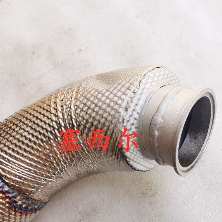 适用于工程机械发动机配件消声器前进气管总成1203410-KX6V0