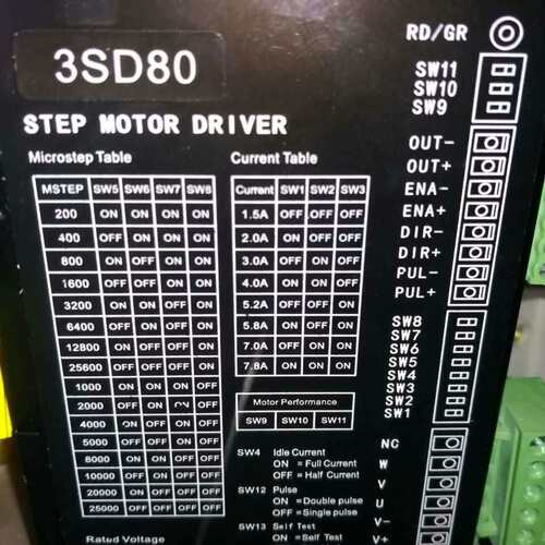 三相步进电机驱动器代替 鸣志3SR8和三相57 60步进控制器