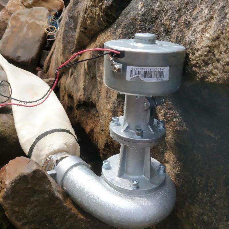 野外水力涡轮水利发电机用小型便携式220v大功率户外试O验管道
