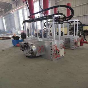 山东纳金塑料造粒机液压模头造粒设备液压换网器