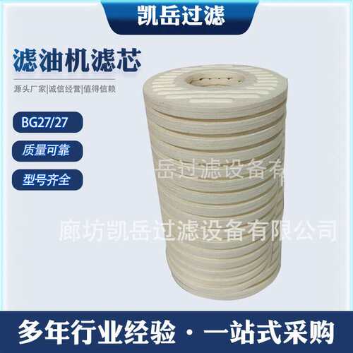离线过滤器滤芯 BG15/25 齿轮箱滤芯  精密滤油机 BG27/27