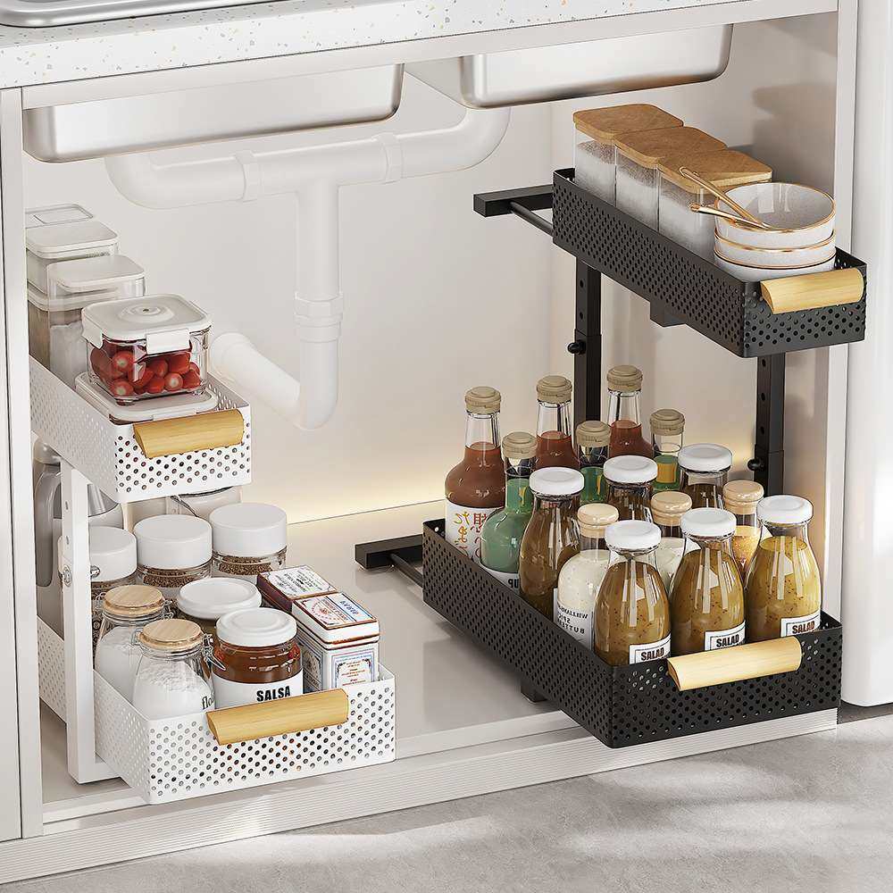厨房下水槽置物架橱柜推拉抽屉调料瓶分层收纳储物架子浴室整理架,玩具/童车/益智/积木/模型,遥控车升级件/零配件,淘宝优惠券,粉丝福利购,淘宝优惠卷