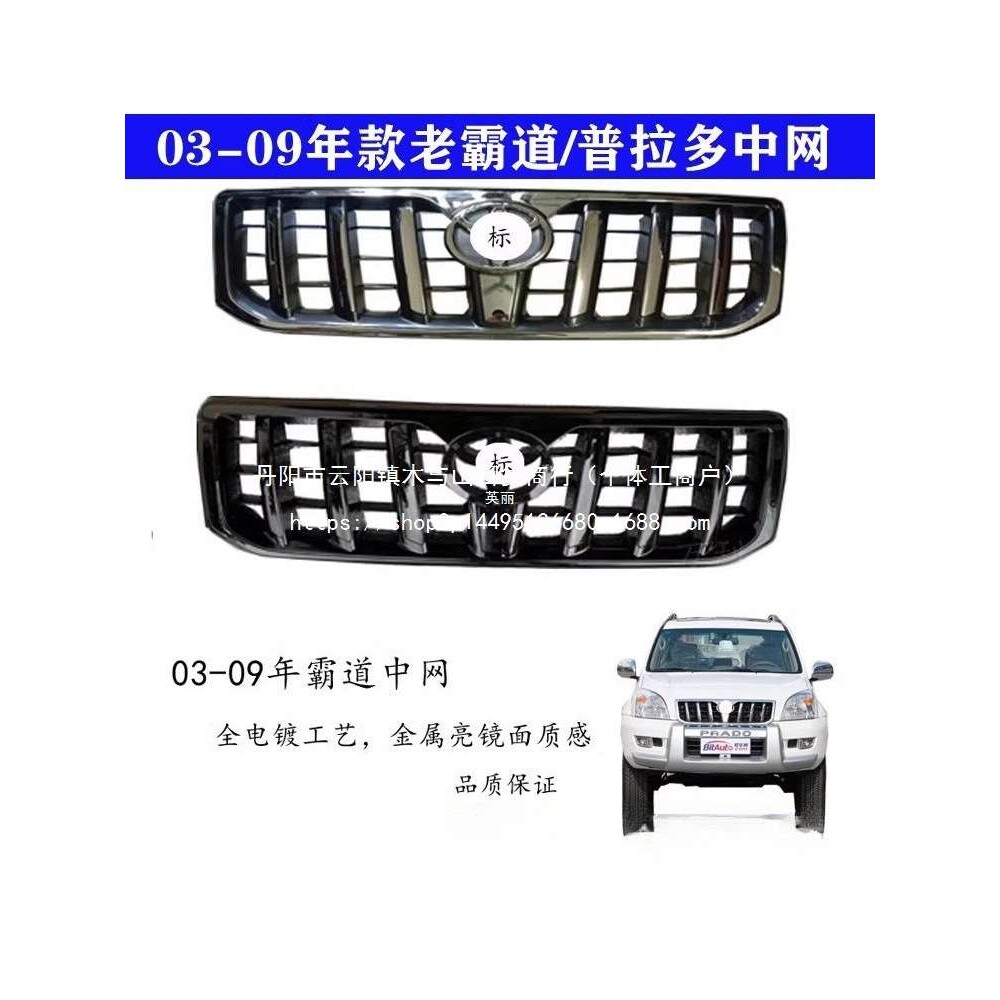 -款霸道中网//普拉多改装黑色霸道前脸上网