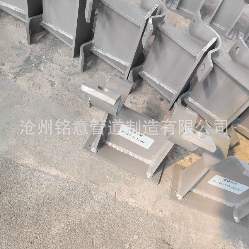 低滑动支架不锈钢304蒸汽管道管托滑动支架铭意滑动指环支架