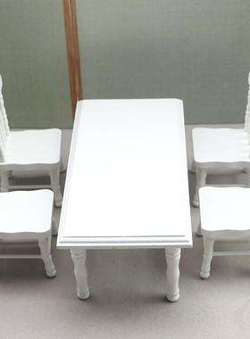 1：12迷你娃娃屋家具DOLLHOUSE摆件12分OB11用微缩仿真桌椅模型