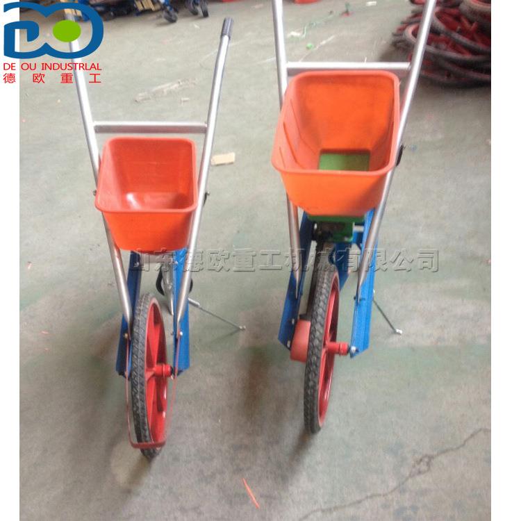 单行/双行/四行点播器 手扶人力玉米播种机 手推自动播种覆土机