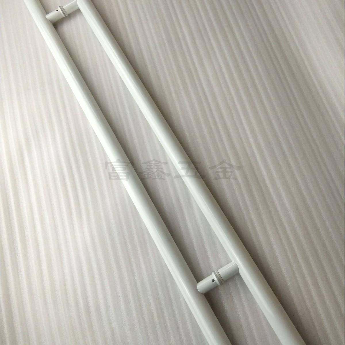 简约现代大门拉手烤漆白不锈钢拉手有无框门把手加厚推拉门拉手