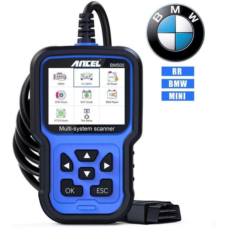 ANCEL BM500 BMW扫描工具全系统汽车扫描仪 多语言 OBD2 诊断工具