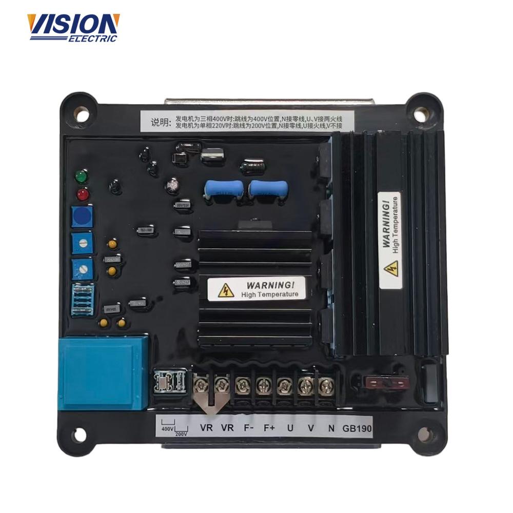 AVR调压板GB190 柴油发电机组自动电压调节器调速板