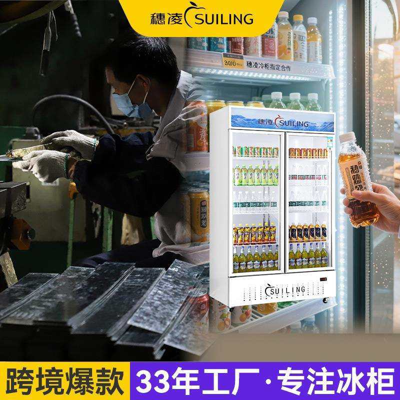 穗凌现货冰柜直冷风冷保鲜柜商用冰箱冷柜源头工厂冷藏展示柜
