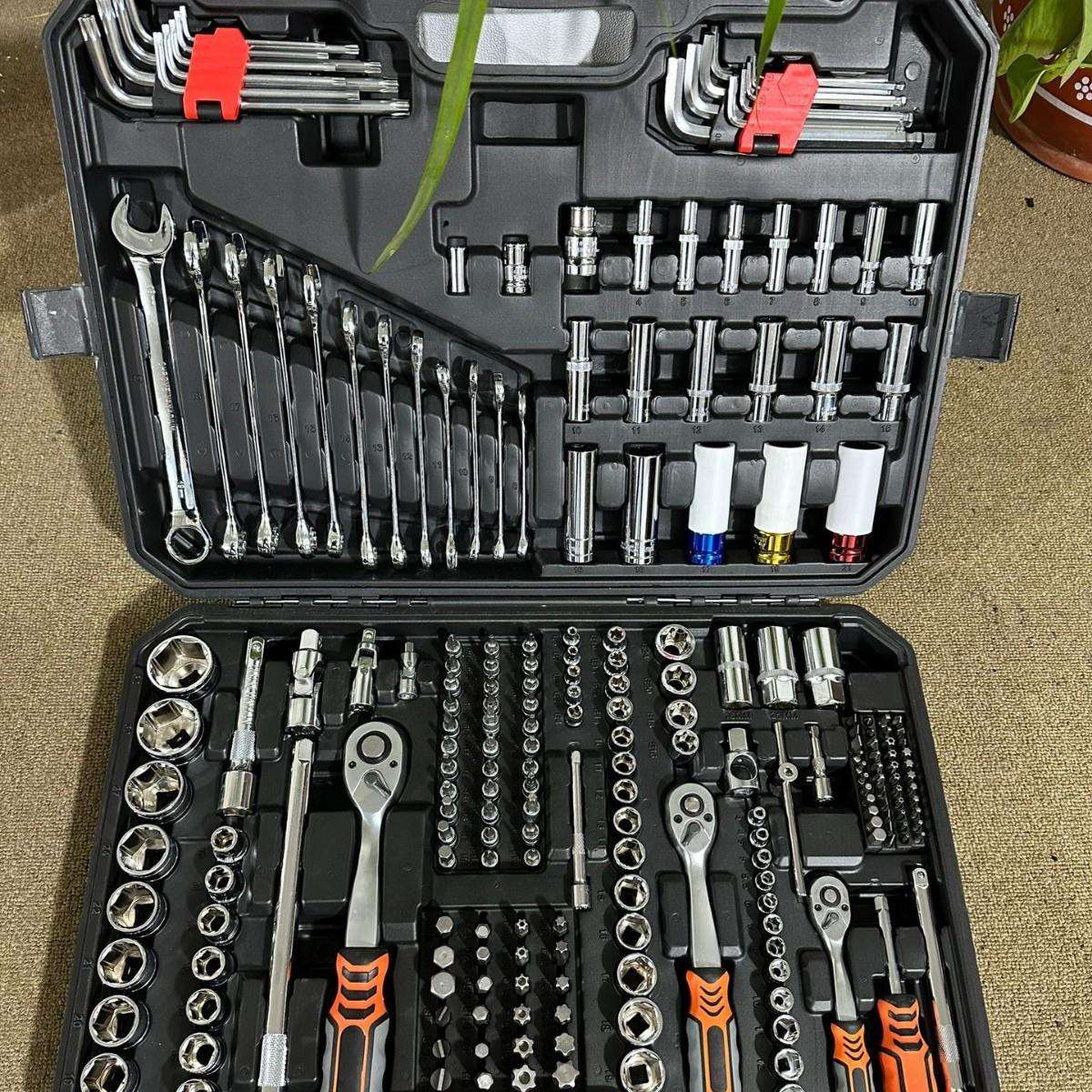 222件汽机修工具批头套筒棘轮扳手PC组合量大优惠