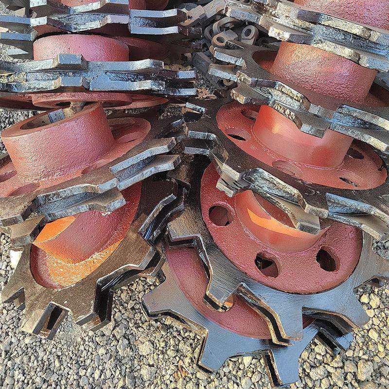 矿用链轮提升机链轮总成双节距标准链轮输送机传动齿轮