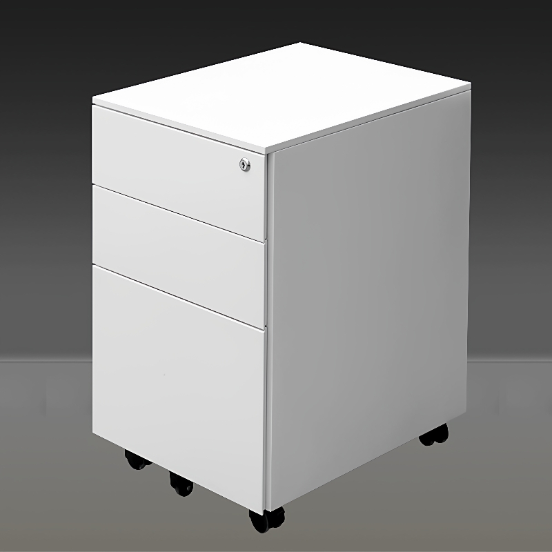 河南偃师厂家销售丰力三抽活动柜员工资料柜办公收纳柜整装储物柜