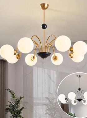 法式多头吊灯中式复古大气餐厅卧室LED灯北欧现代简约客厅灯