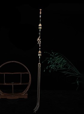 马面裙配饰禁步 平o安扣祥云腰间配饰 腰佩装饰挂饰流苏吊坠腰链