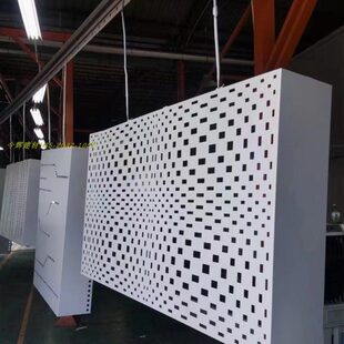 铝板雕花幕门头厂外墙氟碳漆空调罩加工定制铝单板家孔墙镂空冲