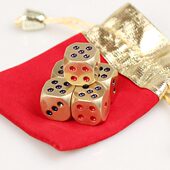 酒吧色粒黄铜档大骰粒骰子夜店筛子数字ktv色子排色子骰子色子