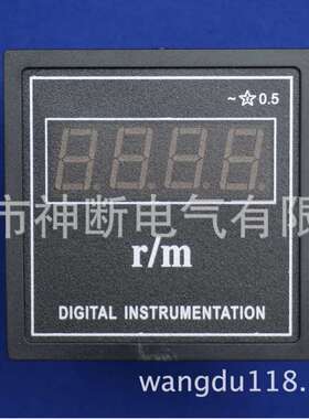 【 】DCX72-R【输入DC10V显示820r/m】数显转速表