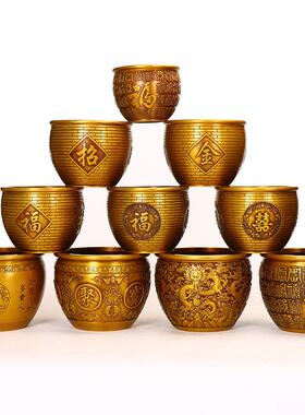 销售 做旧仿古 金属铜制工艺品 铜缸 型号·款式多样可供选择