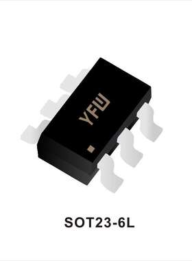 小信号三极管  MMDT2222AF  SOT23-6L封装印字  K1P YFW/佑风