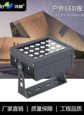 亮化灯具新款户外方形大功率LED24W48W射树景观园林广场投光灯