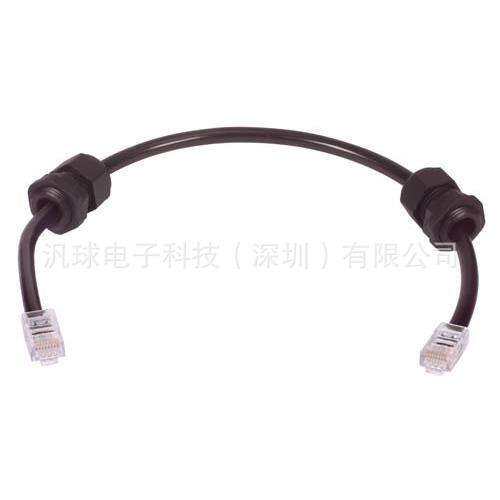 L-COM TRD855WTG-50M 超5类户外级跳线RJ45/RJ45防风雨扣环 现货