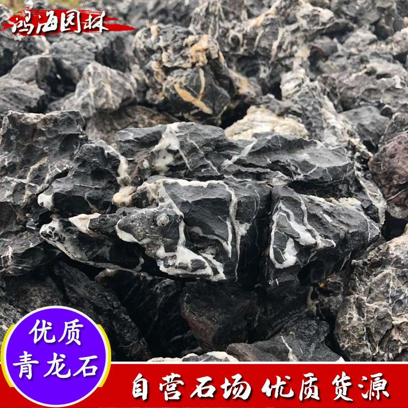 园林景观微景观水族青龙石 小英石盆景假山石酸洗青龙石英石