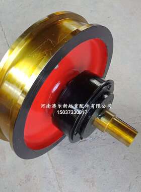 工厂销售  φ500*130单边主动被动车轮组  DG55号钢车轮组