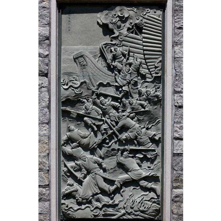 福建石雕厂家出品 青石浮雕墙 石雕浮雕壁画 惠安大鹏石材出品