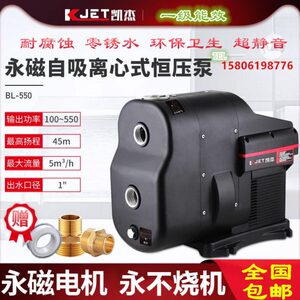 凯杰永磁变频家用增压水泵自吸离心一体全自动自来水增压静音水泵