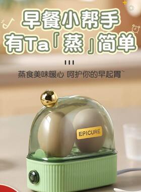 宿舍蒸蛋器自动断电家用小型1人2枚小功率煮蛋神器一人迷你新款