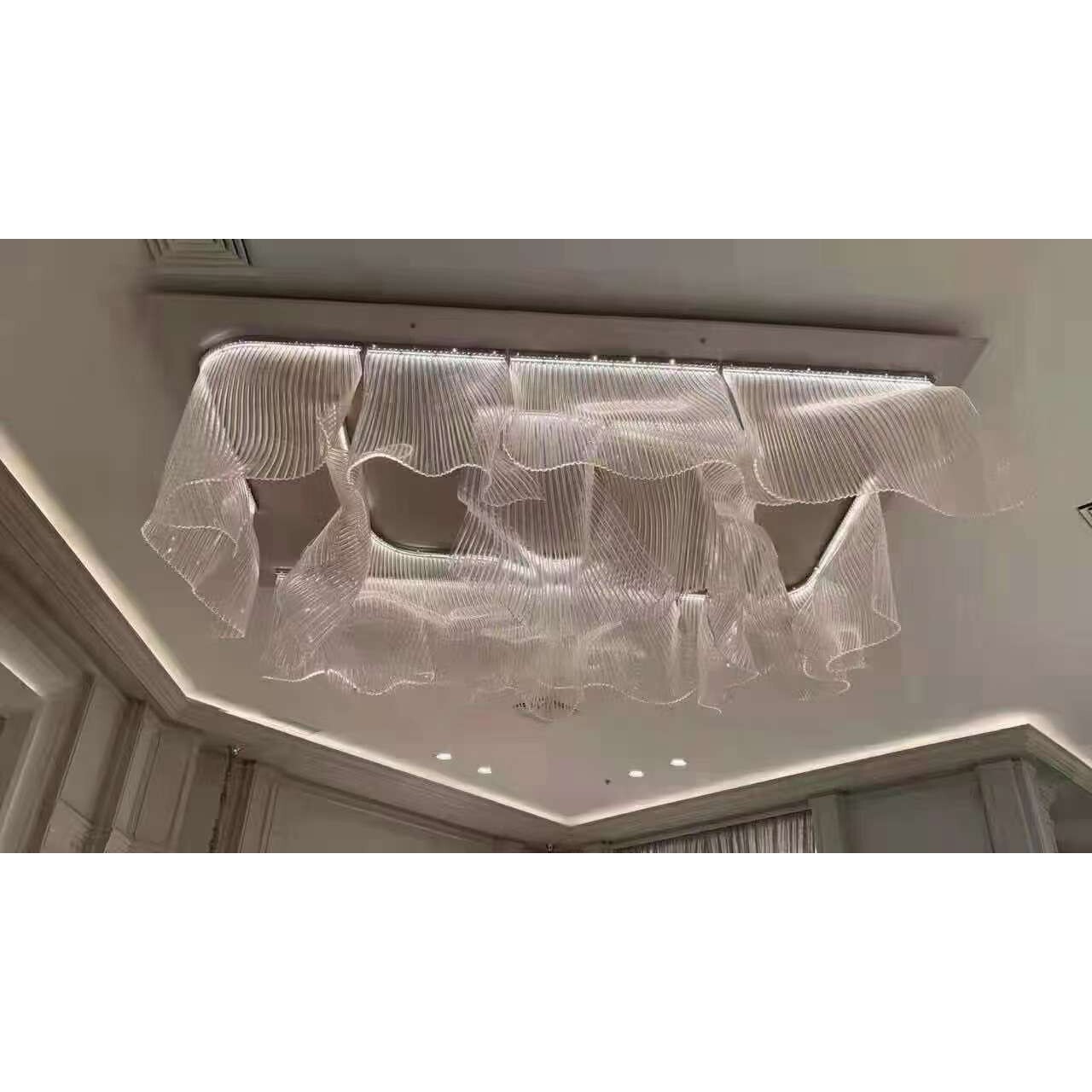 网红造型水晶吊灯形状可来样来图按要求生产欢迎来厂考察