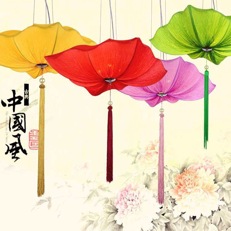 现代中式布艺四方荷叶吊灯创意茶馆餐厅仿古阳台灯笼酒店茶楼灯具,玩具/童车/益智/积木/模型,遥控车升级件/零配件,淘宝优惠券,粉丝福利购,淘宝优惠卷