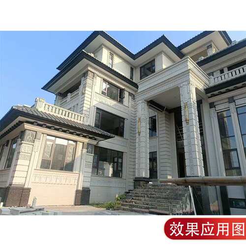 老矿山东白麻花岗岩石材楼梯踏步别墅外墙干挂荔枝面地面窗套门套