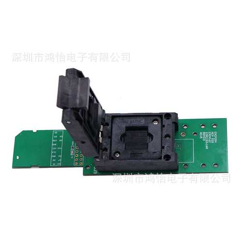 厂家手机字库烧录座短接口转SDeMMC169FBGA153测试座烧录座连接器