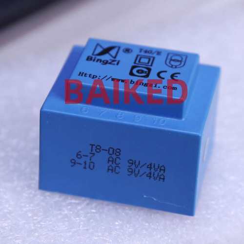 BingZi T40/E T8-08 6-7 AC 9V/4VA 9-10 1-5 AC 220V/50HZ变压器