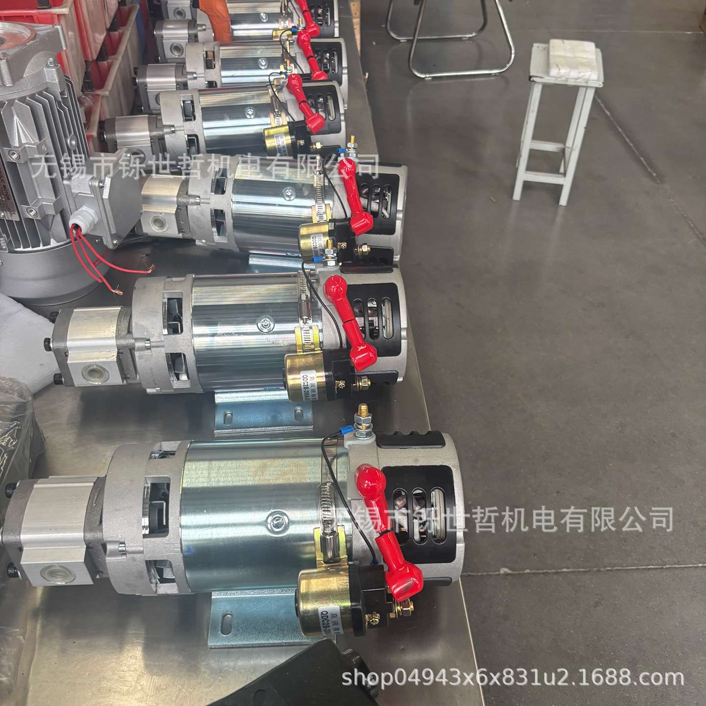 24v3.0kw高空作业剪力车马达液压动力单元有刷直流串励电机