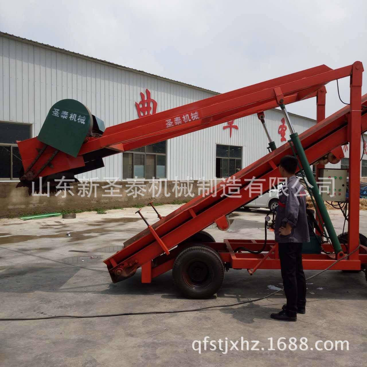 可自走式青贮窖取料机取料高度7米的机器刮板式取料机械