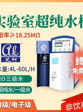 疾控中心实验室小型超纯水机10L~100L/H艾柯18.25兆欧超纯水机