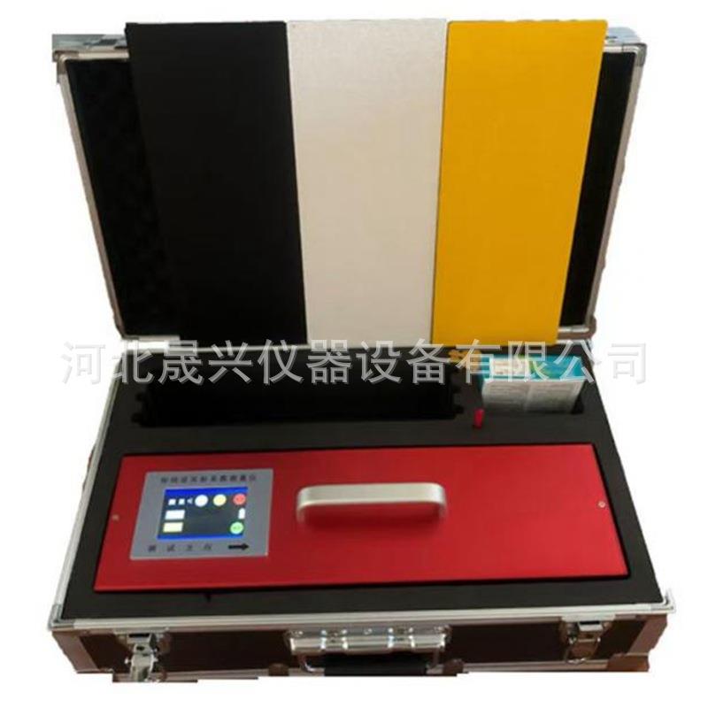 液晶触屏语音标志逆反射测量仪雨夜标线逆反射系数测定仪打印