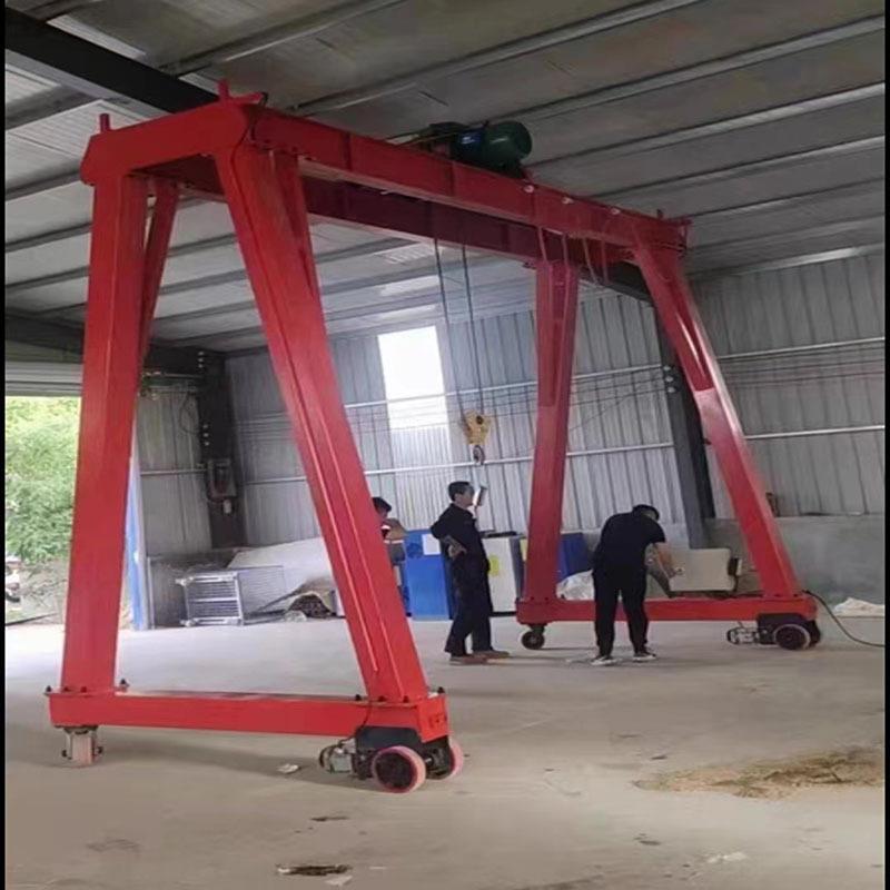 无轨可移动龙门架便携手推可升降搬运设备电动葫芦龙门架