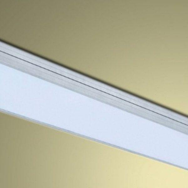 办公室长条大灯家用日光灯盘600格栅灯亚克力明装铝面板灯净化灯